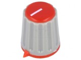 Buton rotativ cu indicator 6mm 15,3x18mm moletat