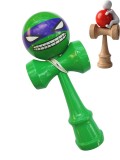 Cumpara ieftin Kendama din lemn natural, Bila lemn + Sticker pentru telefon, 142KD