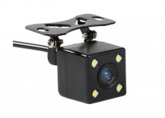 Camera auto marsarier HD cu 4 led-uri, Color CCD, Rezistenta la Apa, RearView foto