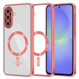 Husa premium Samsung Galaxy A36 5G Techsuit Luxury Crystal MagSafe, rosu