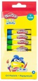 Set Creioane Pastel Uleios Play-Doh , 12 Culori pentru Desen Creativ