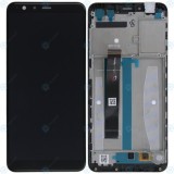 Asus Zenfone Max Plus M1 (ZB570TL) Capacul frontal al modulului de afișare+lcd+digitizer negru