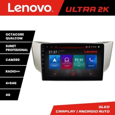 Navigatie Lexus RX 2003-2009 Lenovo Kit- rx-03 8 core QLED Qualcomm 4+64 360 Android Waze USB Navigatie Internet Youtube Radio CarStore Technology foto