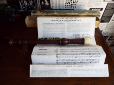flaut block flute Dolmetsch made in England foto