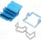 Radiator extrudat, aluminiu, 15mm x 15mm, albastru, Advanced Thermal Solutions - ATS-X50150B-C1-R0