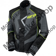 MBS Geaca enduro Ufo Plast Sierra,negru/galben, XL, Cod Produs: GC04439DXL