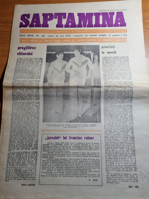 saptamana 18 mai 1984-nadia comaneci