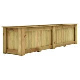 Cumpara ieftin Jardinieră &icirc;naltă, 196 x 50 x 50 cm, lemn de pin tratat