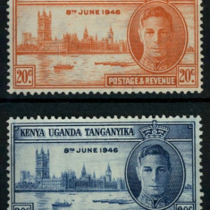 Kenya-Uganda-Tanganyika 1946 - Victoria, serie neuzata