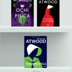 Pachet musai Margaret Atwood ( Povestea Slujitoarei, Testamentele, Ochi-de-pisică) - Margaret Atwood