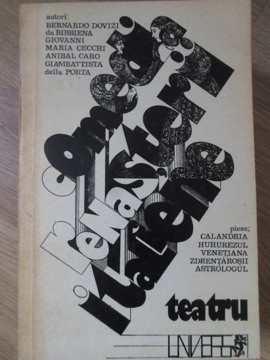 COMEDIA RENASTERII ITALIENE-BERNARDO DOVIZI DA BIBBIENA, GIOVANNI MARIA CECCHI, ANIBAL CARO, GIAMBATTISTA D-219466