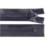 Fermoar spiralat nedetasabil rezistent la apa Crisalida, 18 cm, Bleumarin