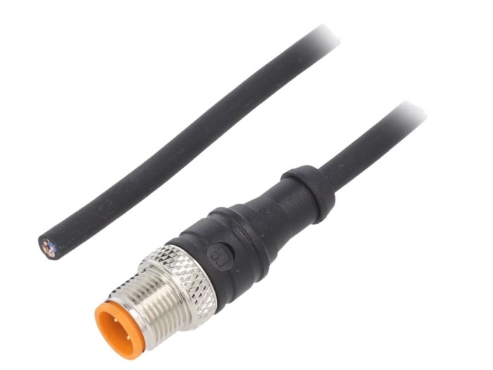 Cablu M12 4 pini 5m IP67