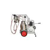 EMT. Aparat de muls vaci, un bidon inox 20 litri, 2 posturi, pompa vacuum ulei