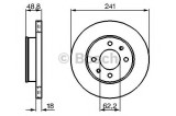 Disc frana HYUNDAI i10 (IA) (2013 - 2016) BOSCH 0 986 479 286