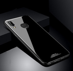 Husa Huawei P20 Lite - Glossy Glass Black foto