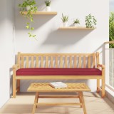 vidaXL Cojoc pentru bancă Roșu vin 200x40x8 cm Fabrică Oxford
