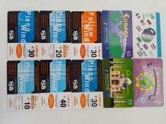 = LOT 203 - ITALIA - 10 CARTELE TELEFONICE DIFERITE = foto