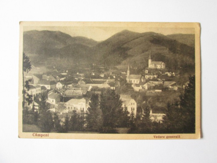 C&acirc;mpeni/Alba,carte postala circulata 1935