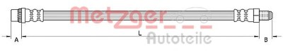 Conducta / cablu frana DACIA DUSTER (2010 - 2016) METZGER 4110896 foto
