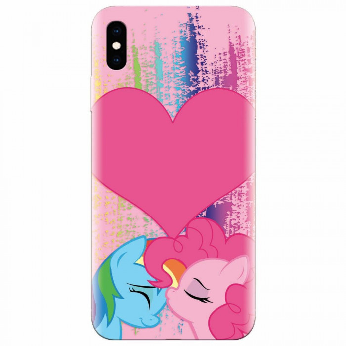 Husa silicon pentru Apple Iphone XS, Pinkie Kiss