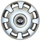Capace Roti Daewoo R15 (Set 4) Gri/Negru, ABS, Compatibil Universal - Matiz, Cielo, Nubira