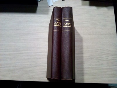 LA RELATION D`AIDE ET LA PSYCHOTHERAPIE - 2 Volume - Carl Rogers - 1971, 459 p. foto