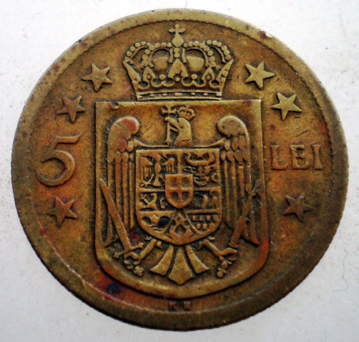 2.380 ROMANIA MIHAI I 5 LEI 1930 KN
