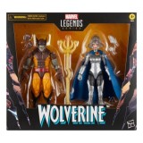 Wolverine 50th Anniversary Marvel Legends Set 2 figurine articulate Wolverine &amp; Lilandra Neramani 15 cm, Hasbro