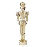 Cumpara ieftin Figurina Spargatorul de Nuci metal auriu alb 13x9x43 cm