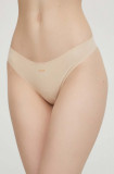 BOSS tanga culoarea bej 50509992