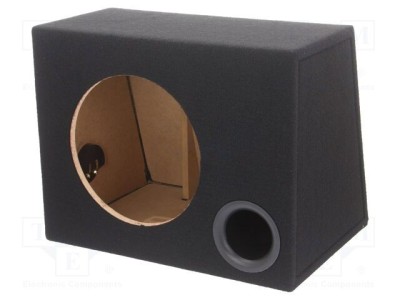 Carcasă difuzor bassreflex MDF neagră BASSER 250mm 25l foto