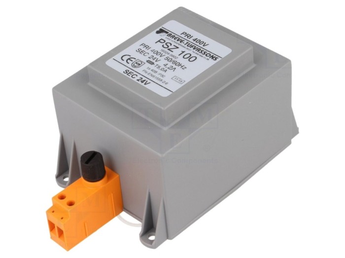 Transformator 100VA 400V AC 24V DIN