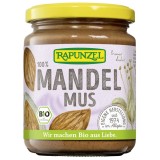 Pasta de migdale Rapunzel 100% migdale, vegana, bio, fara aditivi, neindulcita, 200g