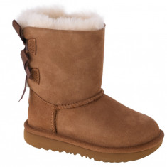 Cizme de iarna UGG Bailey Bow II T Kids 1017394T-CHE maro