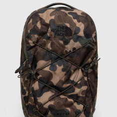 The North Face rucsac Jester barbati, culoarea verde, mare, modelator