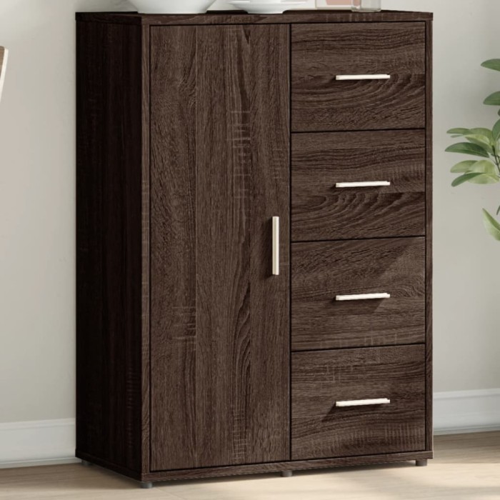 Gossi servanta, stejar maro, 60x31x84 cm, lemn prelucrat