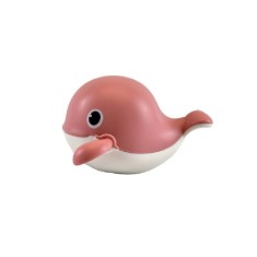 Jucărie de baie pentru copii eMazing, forma balena, culoare Roz