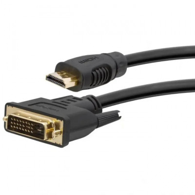 Cablu DVI-D / HDMI &amp;bull; 3 m, conectoare placate cu aur foto