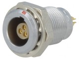 Conector circular 3 pini IP50 soclu mamă