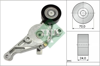 INA 534 0151 10 Intinzator curea, curea distributie foto