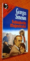 Subsolurile Majesticului - Georges Simenon, Editura Romhelion, 1996, colectia Justitiarul nr. 1, roman politist cu Maigret, CA NOUA!!