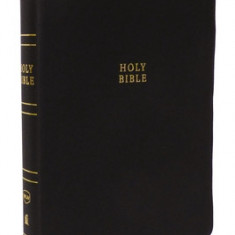 NKJV Holy Bible, Super Giant Print Reference Bible, Black Genuine Leather, 43,000 Cross References, Red Letter, Thumb Indexed, Comfort Print: New King