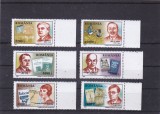 ROMANIA 2001 LP 1544 LP 1545 ANIVERSARI - PERSONALITATI I + II SERII MNH, Istorie, Nestampilat