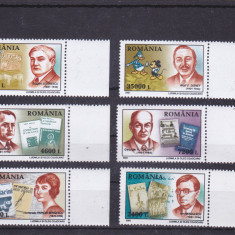 ROMANIA 2001 LP 1544 LP 1545 ANIVERSARI - PERSONALITATI I + II SERII MNH