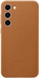 Husa Samsung piele ecologica pentru Galaxy S23 Plus S916 blister Camel EF-VS916LAEGWW
