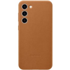 Husa Samsung piele ecologica pentru Galaxy S23 Plus S916 blister Camel EF-VS916LAEGWW