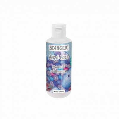 Lac Acrilic, Transparent Semi-Mat, Stanger, 80ml foto