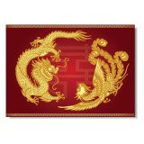 Cumpara ieftin Tablou Feng Shui cu Dragon si Pasarea Phoenix model 3