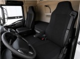 Cumpara ieftin Set 2 Huse Scaun Auto Camion MAN TGA TGL TGX TGS Negru Tesatura Bumbac Lavabil 40&deg;C